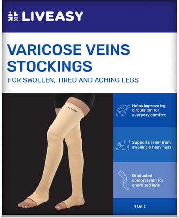Liveasy Ortho Care Varicose Vein Stockings Small