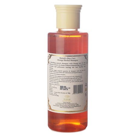 Kairali Orange Blossom Shampoo - Refreshing Daily Use Shampoo For Healthy Hair - 200ml