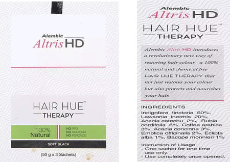 Altris Hd Soft Black Hair Colour 50 G