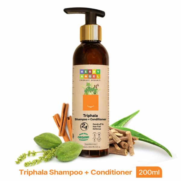 Herby Angel Triphala Shampoo & Conditioner For Kids (2+ Years) Sls- Free - 200Ml