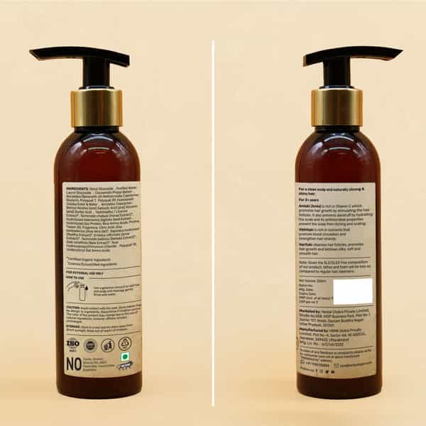Herby Angel Triphala Shampoo & Conditioner For Kids (2+ Years) Sls- Free - 200Ml