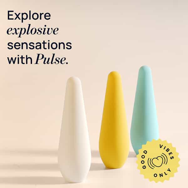 Mymuse Pulse Personal Massager - 5 Speeds | Rechargeable & Waterproof (Morning Light)