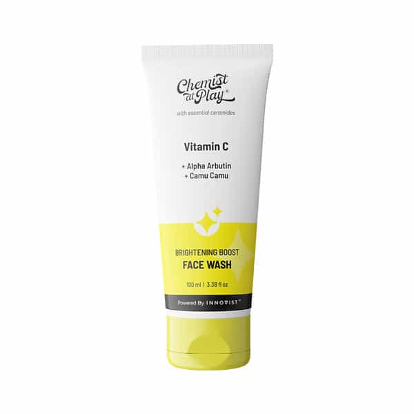 Chemist At Play Brightening Boost Face Wash | Brightens & Gives Radiance | Fades Dark Spots | 100 Ml