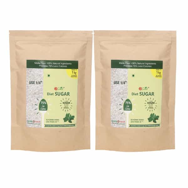 So Sweet 75% Less Calories Diet Sugar Pouch | 250Gm - Low Calorie (Pack Of 2)