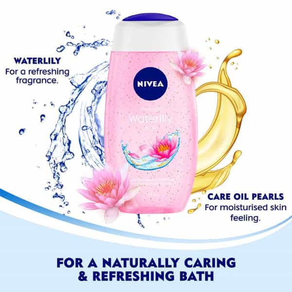 Nivea Body Wash | Waterlily & Oil Shower Gel 250 Ml