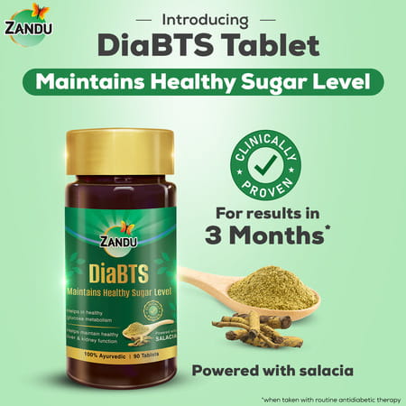 Zandu Diabts Tablets 90 No's