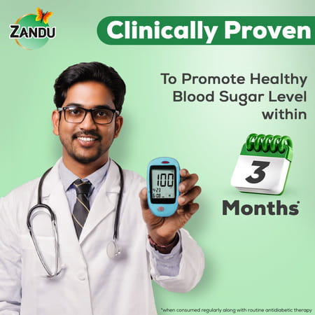 Zandu Diabts Tablets 90 No's