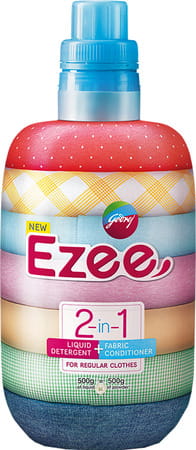 Godrej Ezee 2in1 Liquid Detergent + Fabric Conditioner - 500g