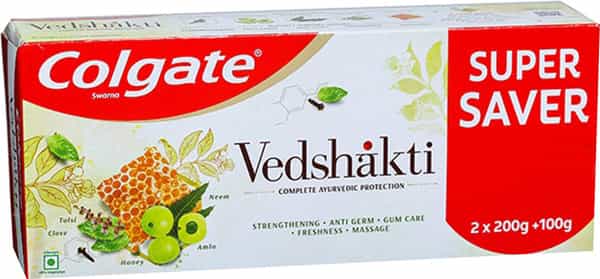 Colgate Vedshakti Toothpaste-2*200G+100G Super Saver