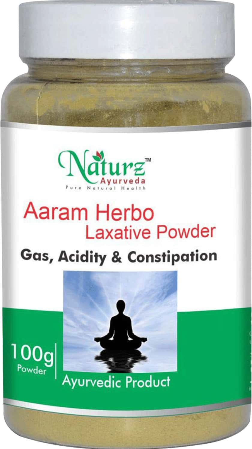 Buy NATURZ AYURVEDA AARAM HERBO LAXATIVE POWDER 100 GMS (PACK OF 2