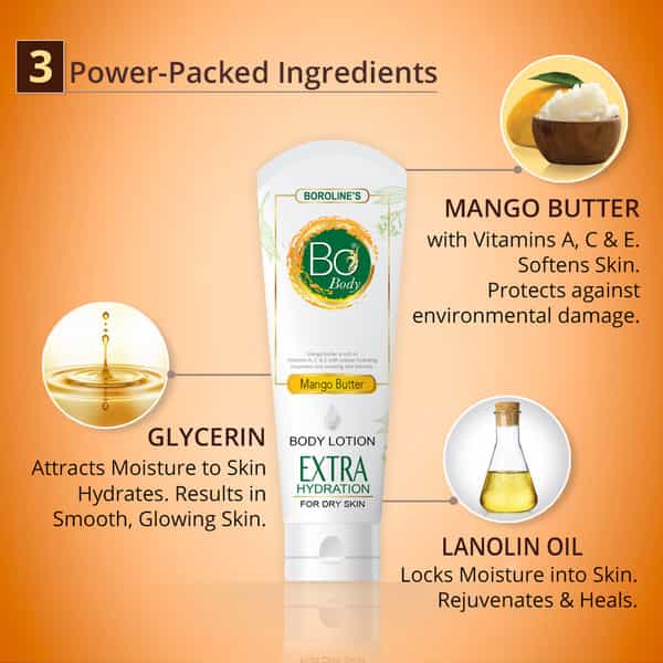 Boroline Bo Body Lotion 100 Ml + Ultrasmooth Night Cream 100 Gm |Pack Of 3