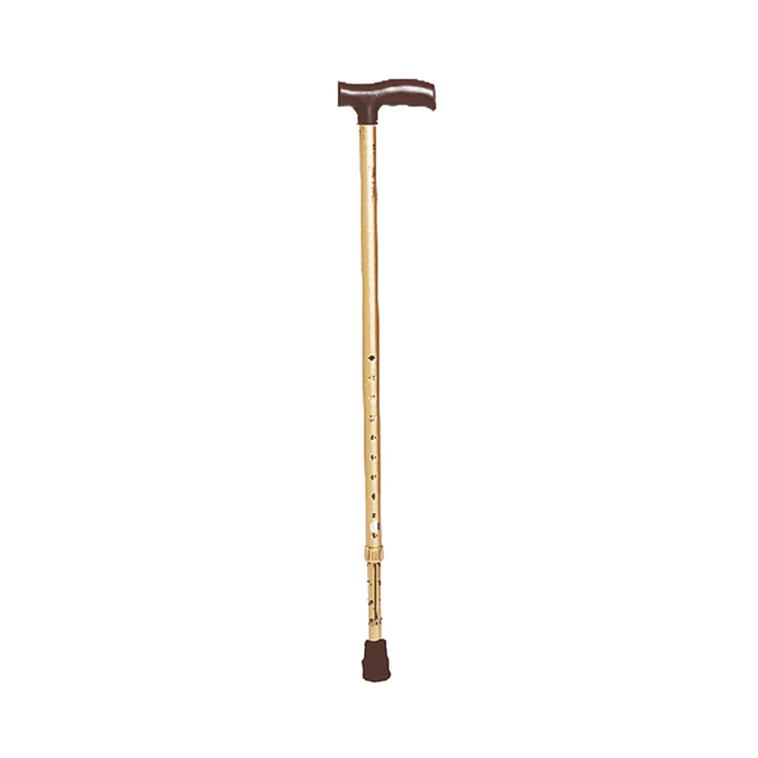 Tynor Walking Stick L Type Golden Universal Size 1 Unit