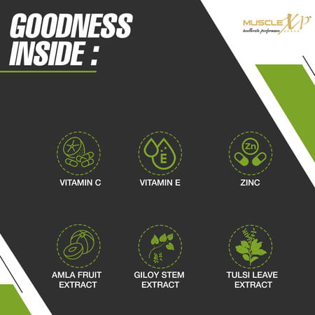 Musclexp Immune-Multi Greens & Fruits 60 Tablets