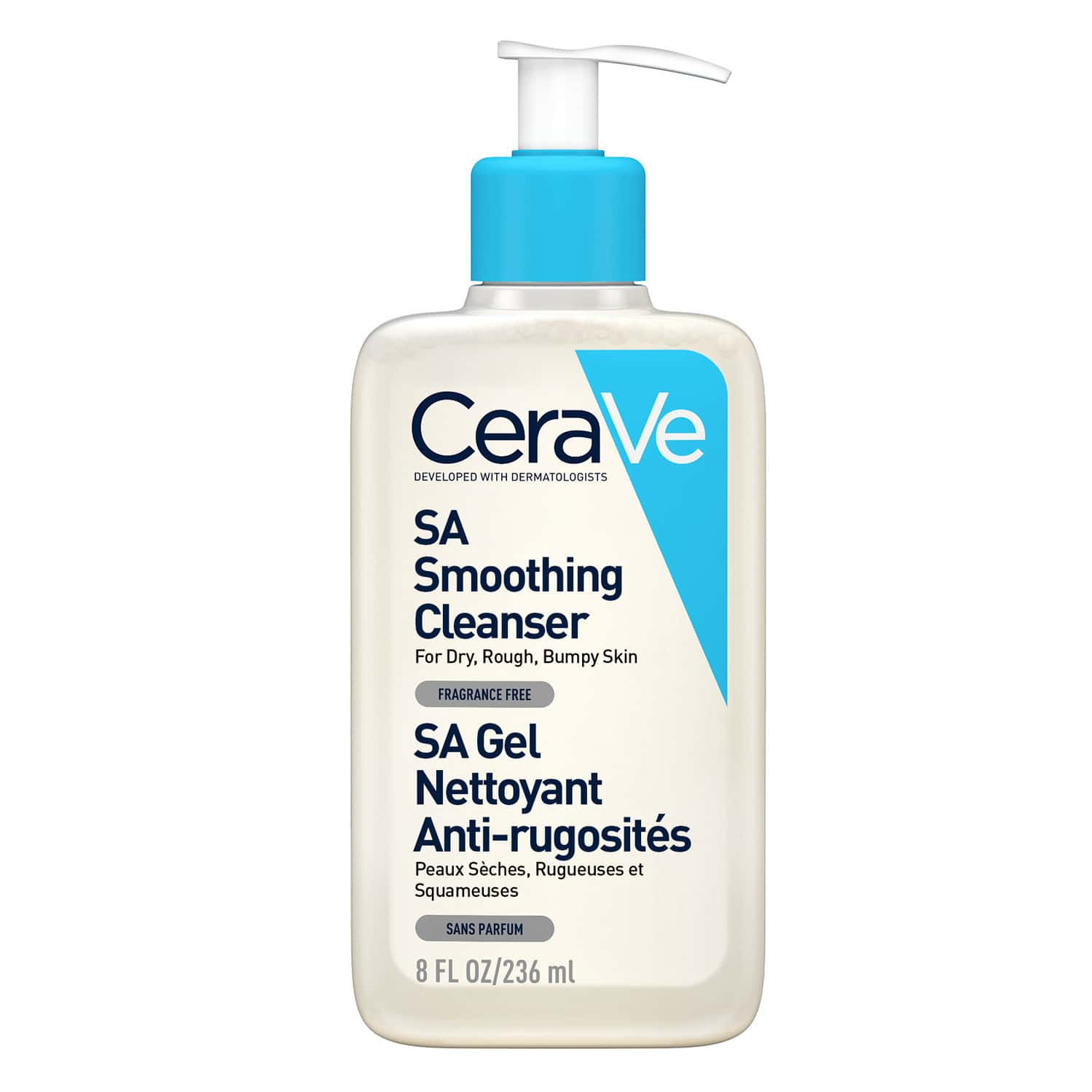 Cerave Sa Smoothing Cleanser | Face Wash | With Salicylic Acid | For Dry & Bumpy Skin | 236ml