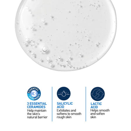 Cerave Sa Smoothing Cleanser | Face Wash | With Salicylic Acid | For Dry & Bumpy Skin | 236ml