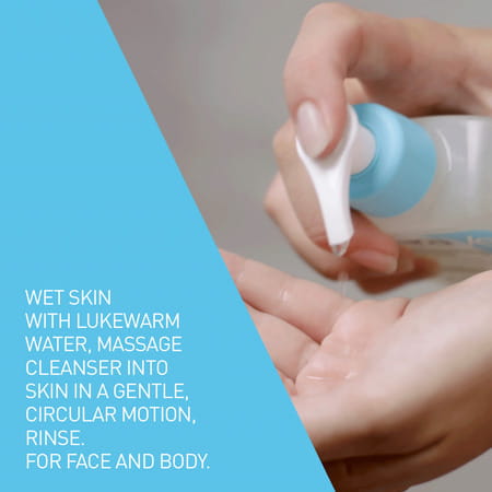 Cerave Sa Smoothing Cleanser | Face Wash | With Salicylic Acid | For Dry & Bumpy Skin | 236ml