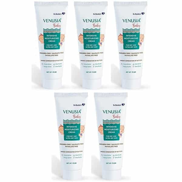 Venusia Baby Intensive Moisturizing Cream | 75 Gm | Pack Of 5