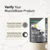 Muscleblaze Biozyme Performance Whey Protein Powder | Rich Chocolate (1Kg Refill Pack) | 25G Protein
