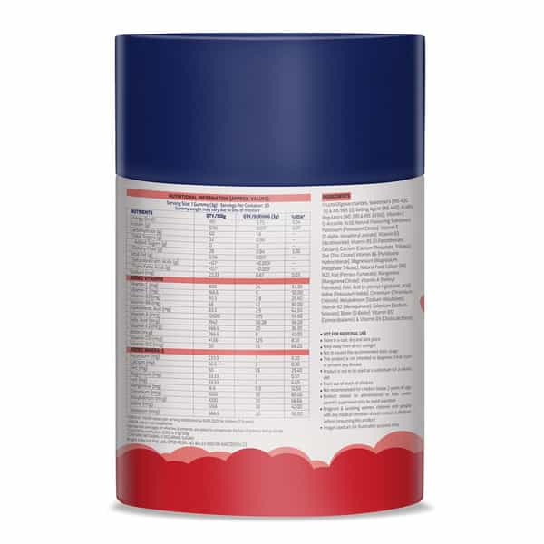 Gritzo Supermilk Growth+ (13+Y Girls) (Double Chocolate | 400G) With Super Gummies (Strawberry)