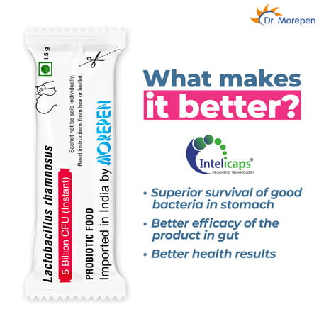 Dr. Morepen Greatgut Probiotics | Instant-5b | Sachet | 6 No'S