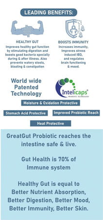 Dr. Morepen Greatgut Probiotics | Instant-5b | Sachet | 6 No'S