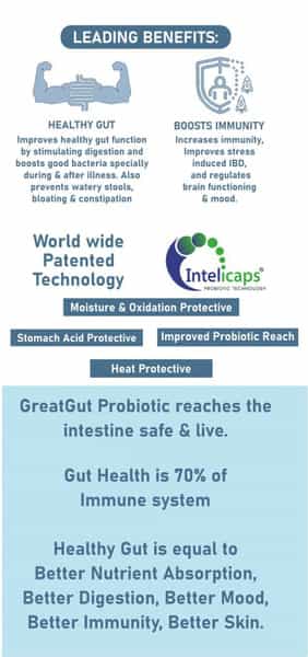 Dr. Morepen Greatgut Probiotics | Instant-5B | Sachet | 6 No's