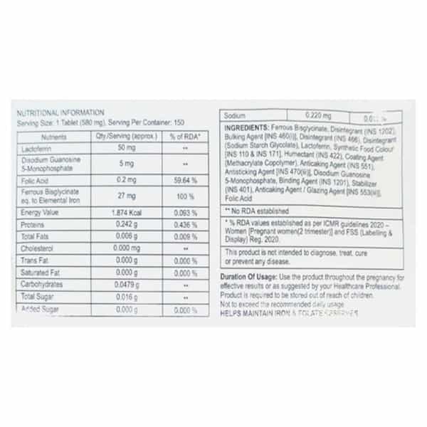 Ferronomic Plus Strip Of 15 Tablets