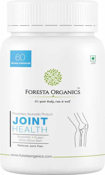 Foresta Organics Joint Health With Boswellia White Willow Bark & Guggul - 60 Capsules