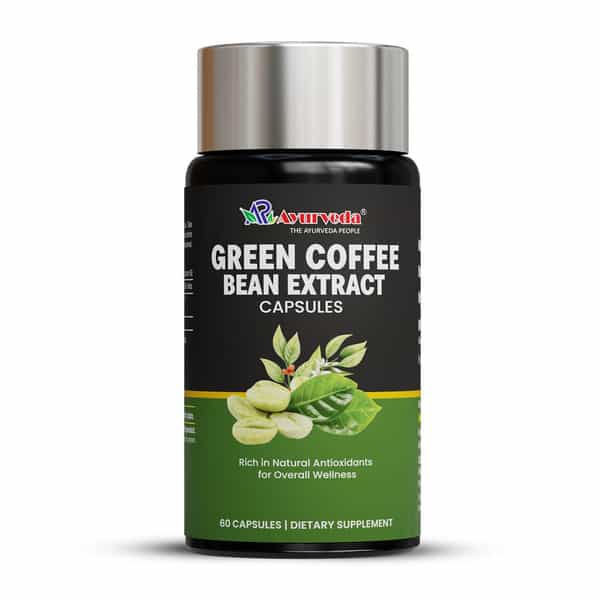 A R Ayurveda Green Coffee Capsule Ayurvedic Supplement For Healthy Weight Management - 60 Capsules