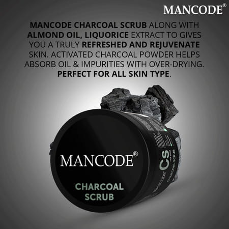 Mancode Charcoal Scrub 100Gm