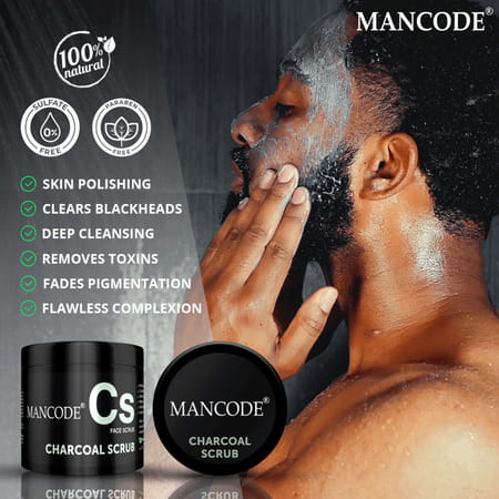 Mancode Charcoal Scrub 100Gm