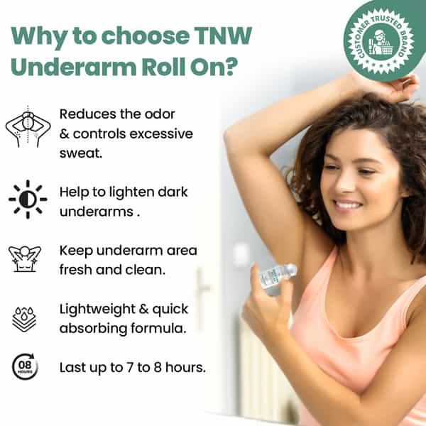 Tnw The Natural Wash Underarm Roll-On Deodorant For Women - 50 Ml