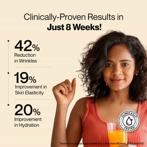 Setu Skin: Youthful Marine Collagen Powder | Unisex - Peach Mango Flavor (15 Sachets)