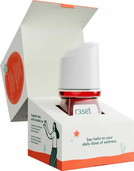 R3set Pain Relief Emulsion - 100% Natural Fast Relief For Muscle Joint & Back Pain - 50Ml