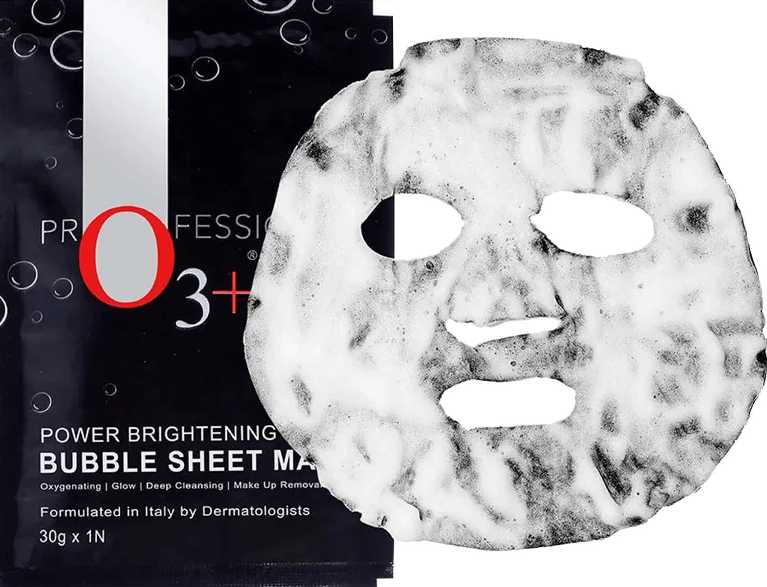 Buy O3+ POWER BRIGHTENING BUBBLE SHEET MASK 30G Online & Get Upto 60