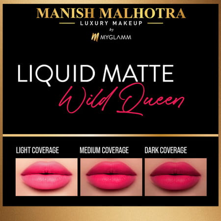 Manish Malhotra Beauty By Myglamm Liquid Matte Lipstick-Wild Queen