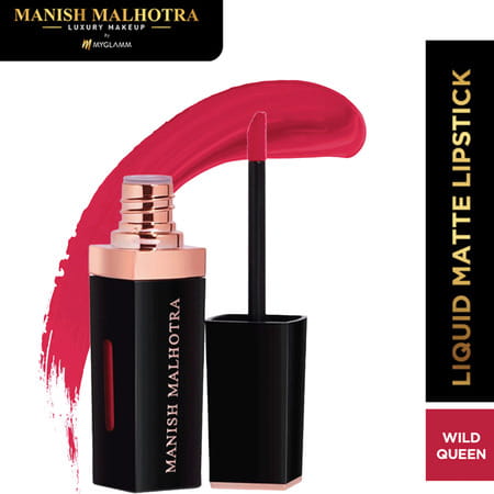 Manish Malhotra Beauty By Myglamm Liquid Matte Lipstick-Wild Queen