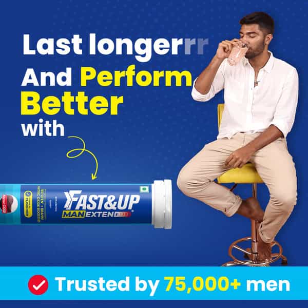 Fast&Up Man Extend | 20 Effervescent Tablets Cola Flavor