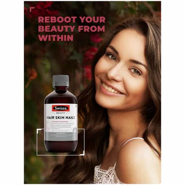 Swisse Ultiboost Hair Skin And Nails Liquid Supplement- 300 Ml