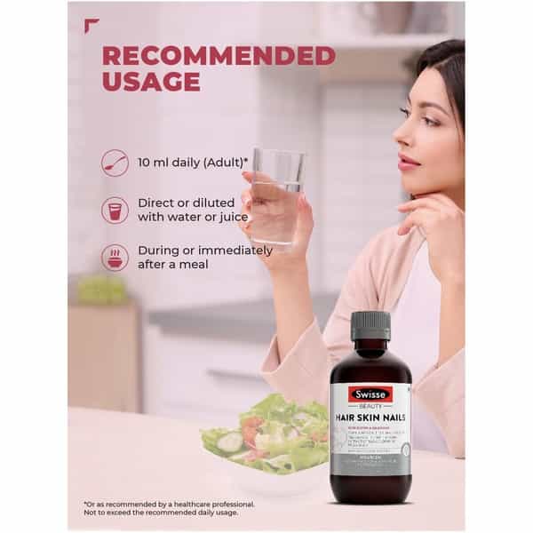 Swisse Ultiboost Hair Skin And Nails Liquid Supplement- 300 Ml