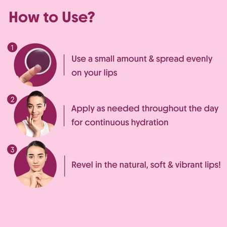 Aravi Organic Beetroot Lip Balm - Moisturizes | Softens & Adds Natural Color To Lips - 8gm