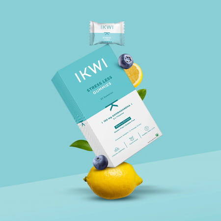 Ikwi Stress Less Gummies With 150 Mg Ashwagandha & L-Theanine