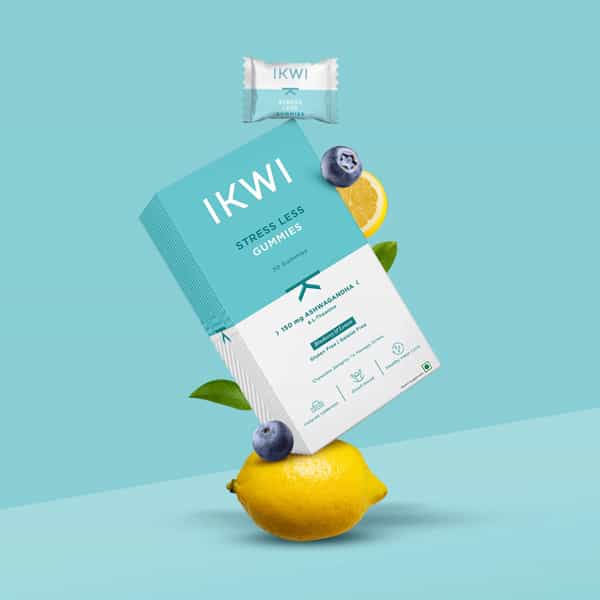 Ikwi Stress Less Gummies With 150 Mg Ashwagandha & L-Theanine