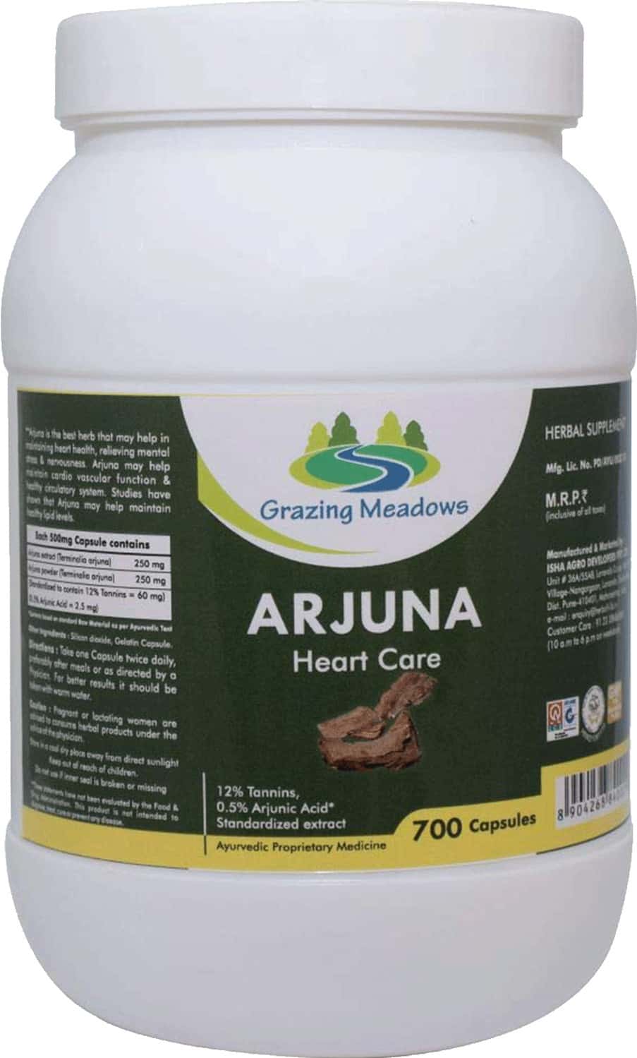 Grazing Meadows Arjuna 700 Capsules (Pack Of 2)