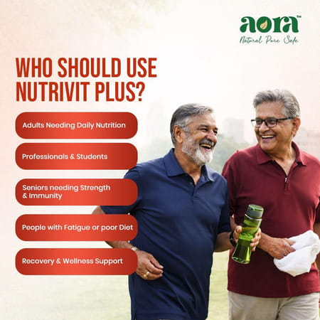 Aora Nutrivit Plus Multivitamin With Vitamins | Grape Seed Extract | 30 Tablets