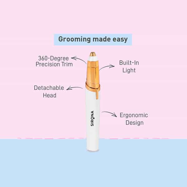 Sirona Electronic Eyebrow Trimmer Razor - 1 Unit