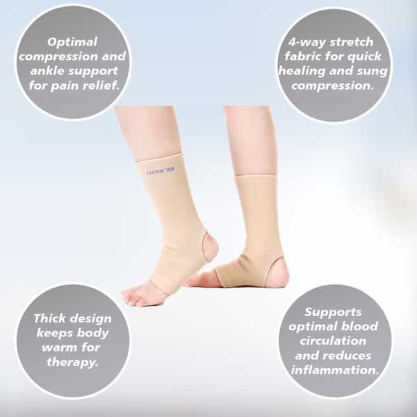 Stergic Iris Ankle Support Brace For Injury Recovery | Long Lasting Pain Relief Small Size