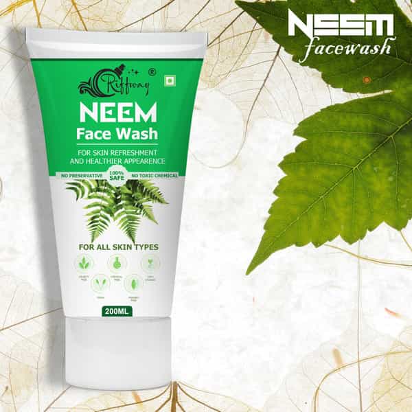 Neem Foam Face Wash |Anti-Acne|Dead Skin Removal |Deep Cleansing| Men & Women 100% Ayurvedic (200Ml)