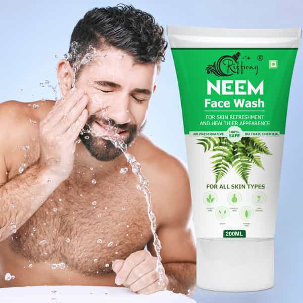Neem Foam Face Wash |Anti-Acne|Dead Skin Removal |Deep Cleansing| Men & Women 100% Ayurvedic (200Ml)