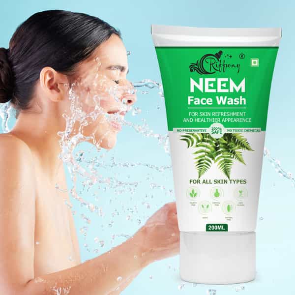 Neem Foam Face Wash |Anti-Acne|Dead Skin Removal |Deep Cleansing| Men & Women 100% Ayurvedic (200Ml)